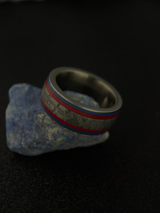 Titanium Meteorite Ring