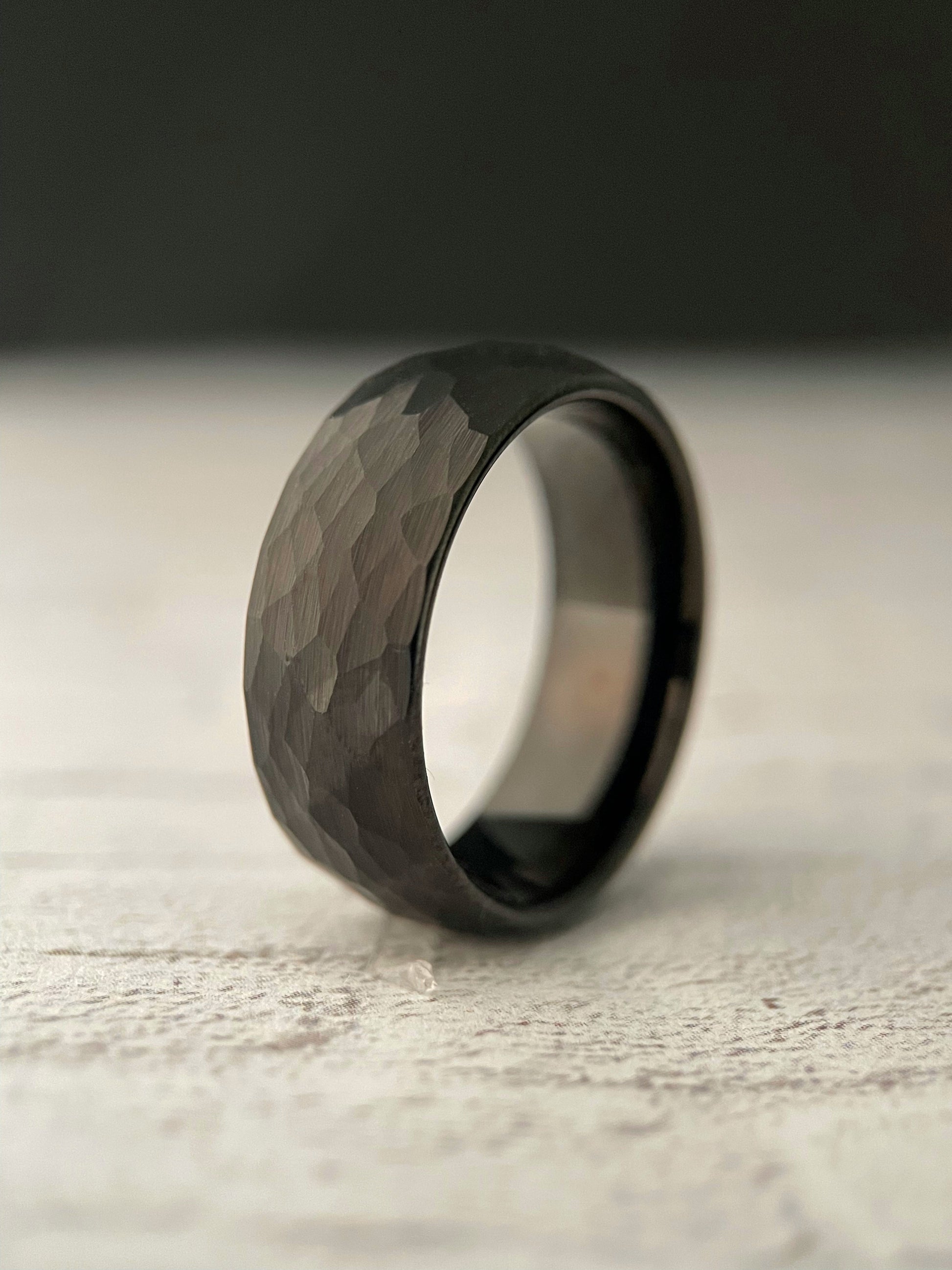 The Aether: The Black Tungsten Ring of Endurance Regalia Rings