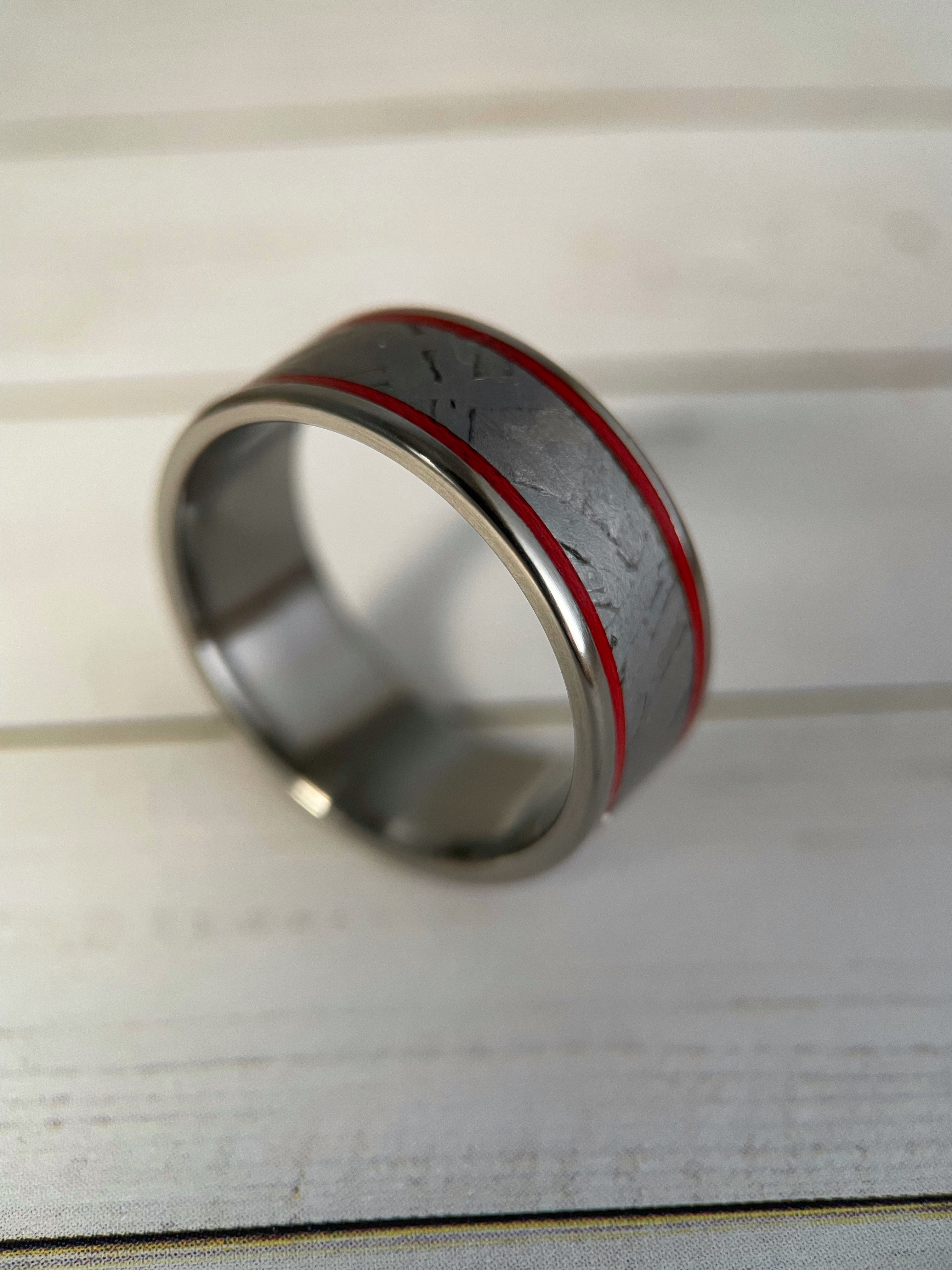 The Orion: Muonionalusta Meteorite and Titanium Grade 5 Ring