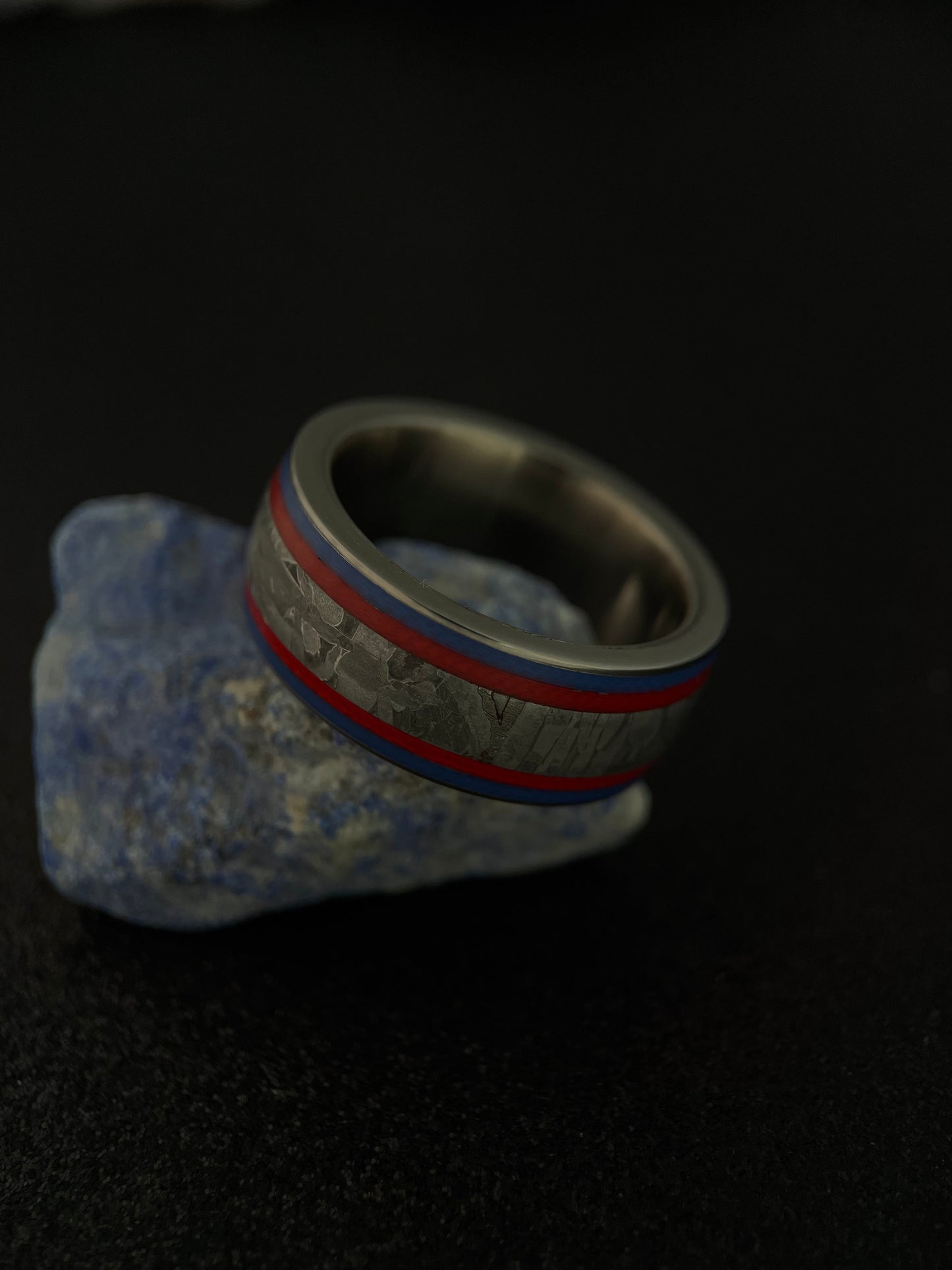 Titanium Meteorite Ring