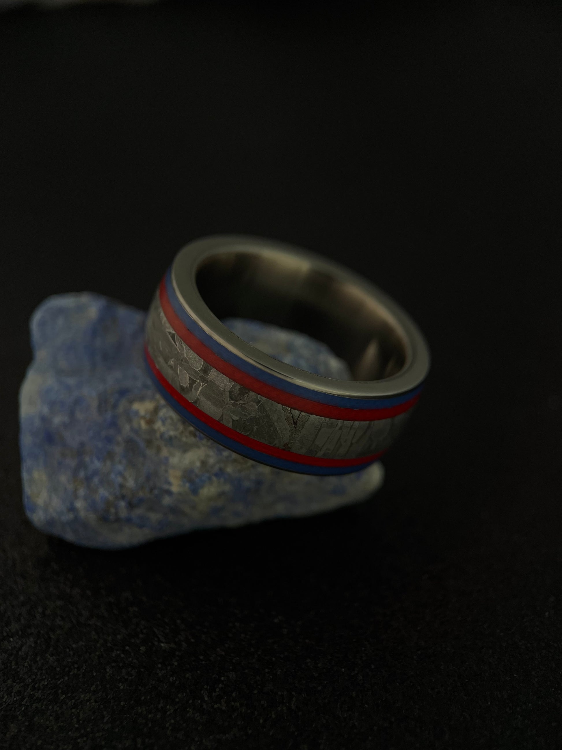 Titanium Meteorite Ring