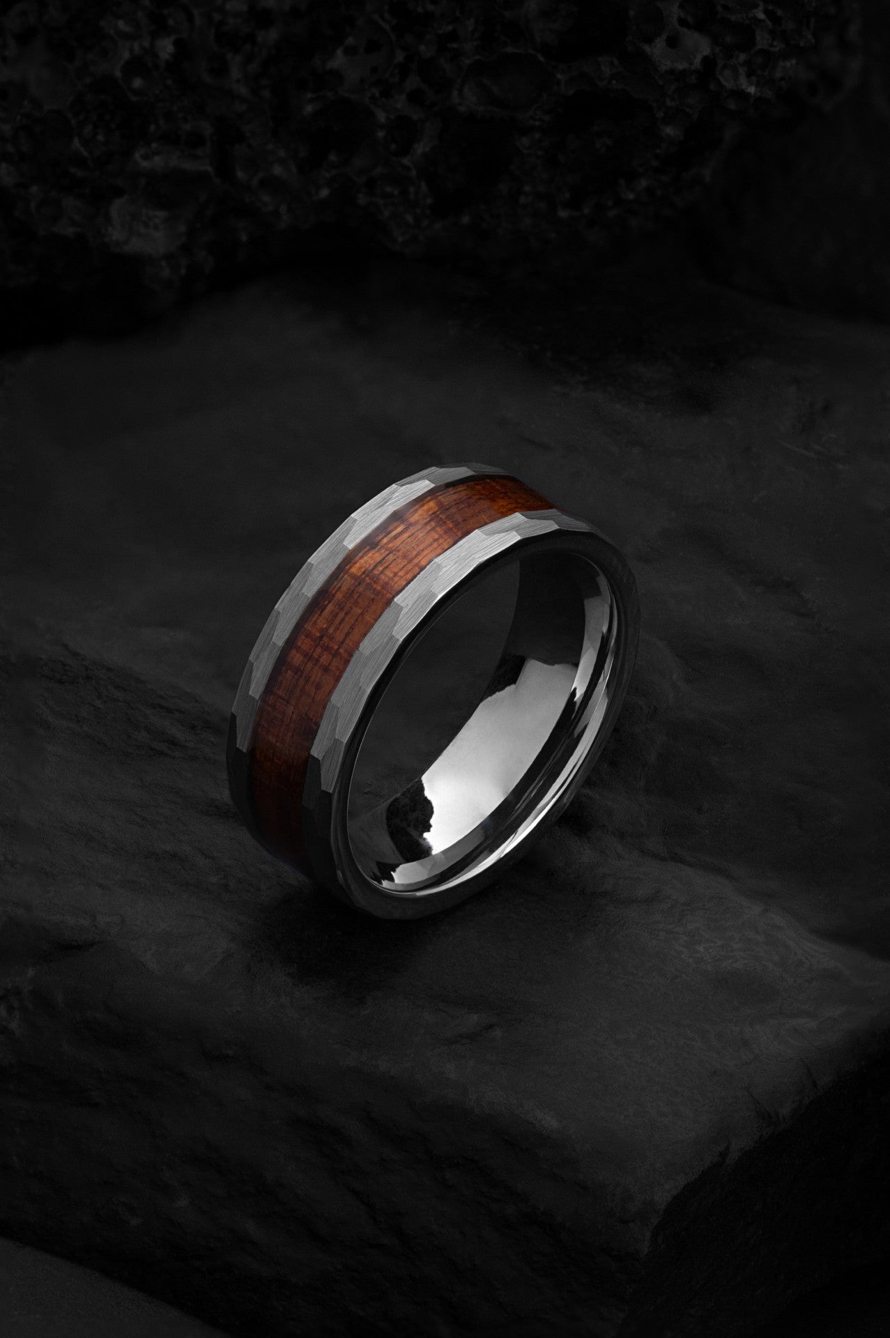 The Poseidon: Ironwood and Tungsten Ring of Endurance