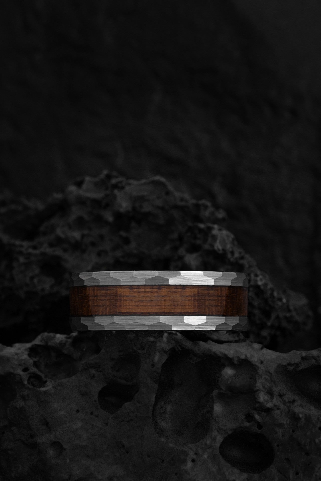 The Poseidon: Ironwood and Tungsten Ring of Endurance