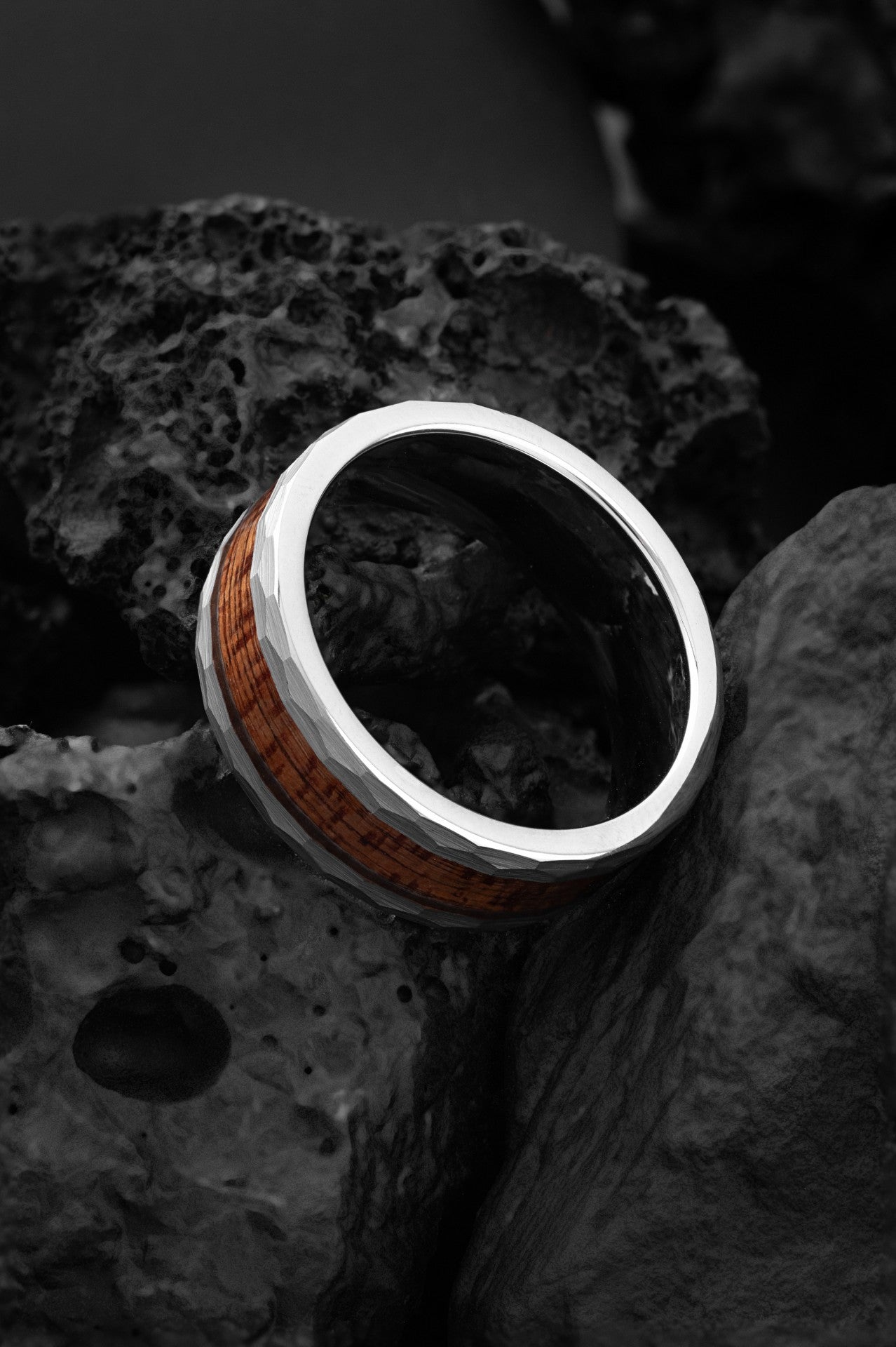 The Poseidon: Ironwood and Tungsten Ring of Endurance