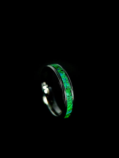 Altair: Malachite and Blue Opal in 4mm Technical Build