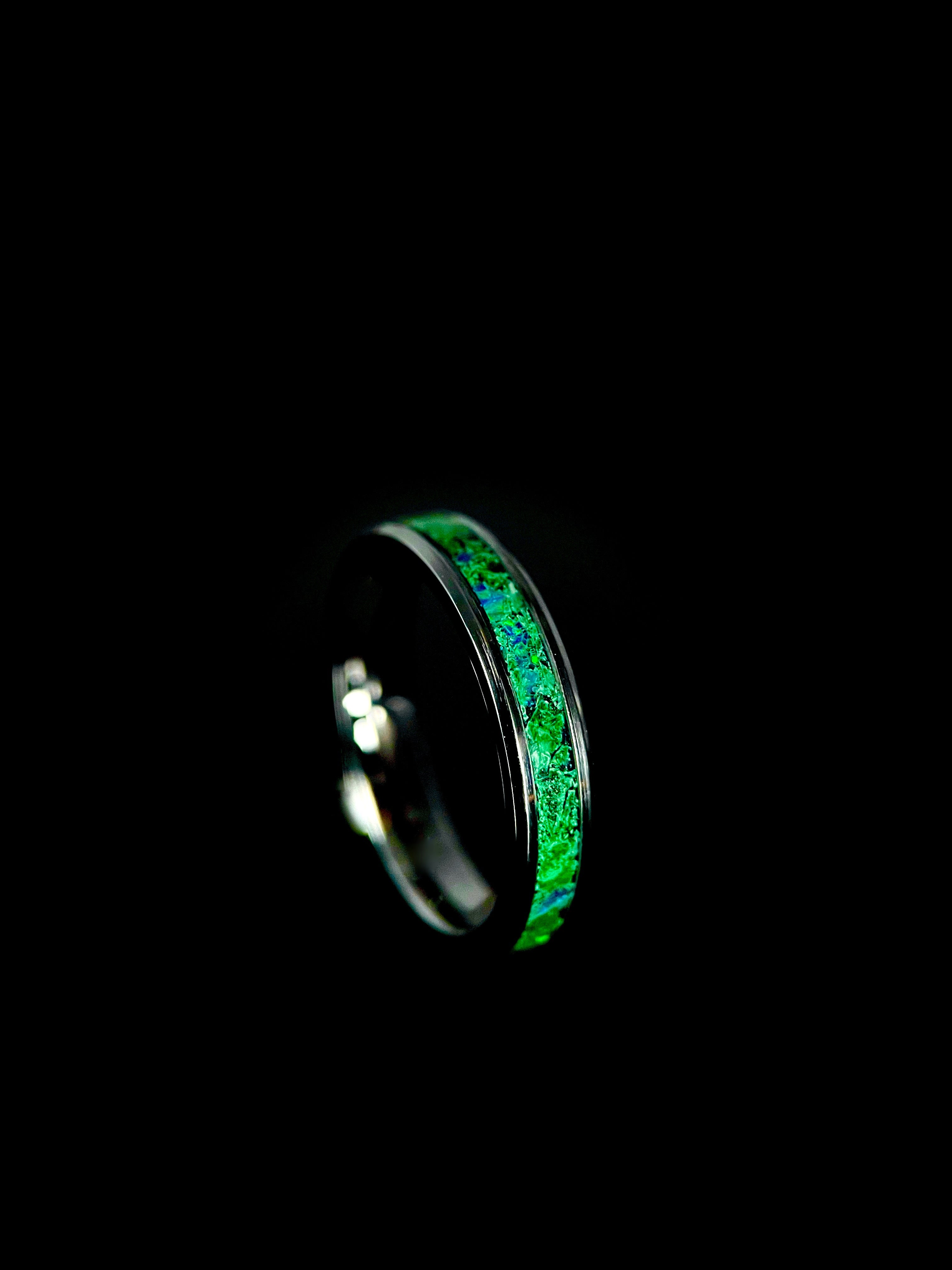 Altair : Malachite and Blue Opal Ring