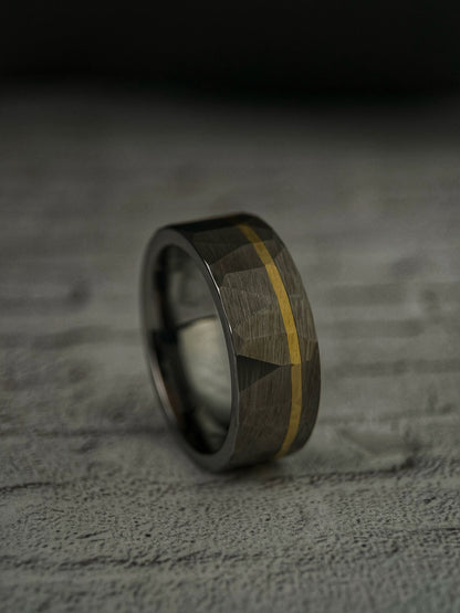 The Chimera: Finest Quality Tungsten Carbide and 14k Gold Ring My Store