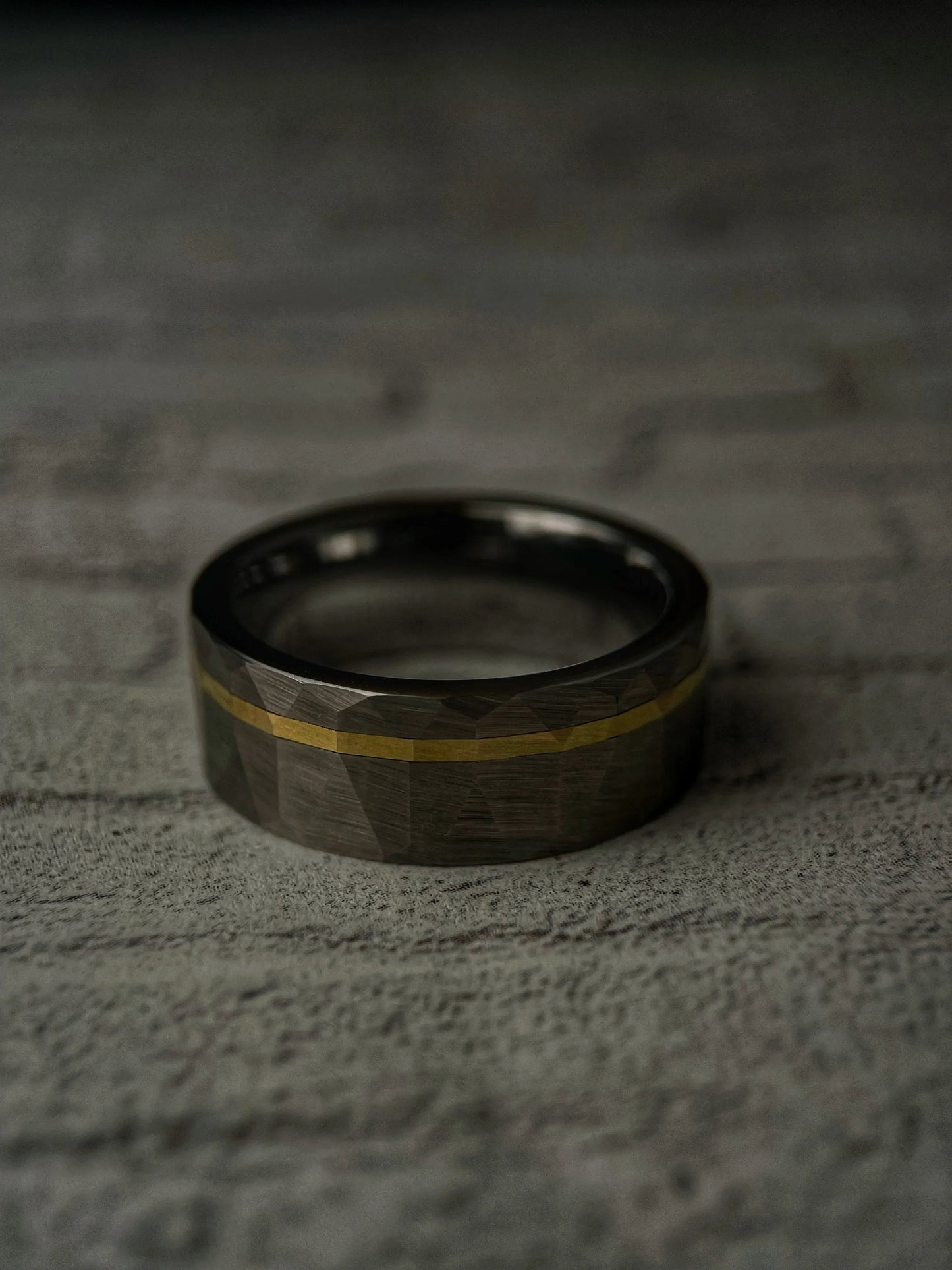 The Chimera: Finest Quality Tungsten Carbide and 14k Gold Ring
