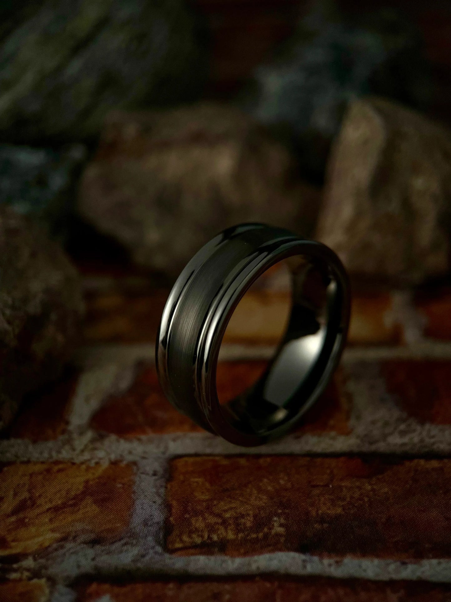 Deneb’s Elegance: Classic Brushed Dome Tungsten Ring