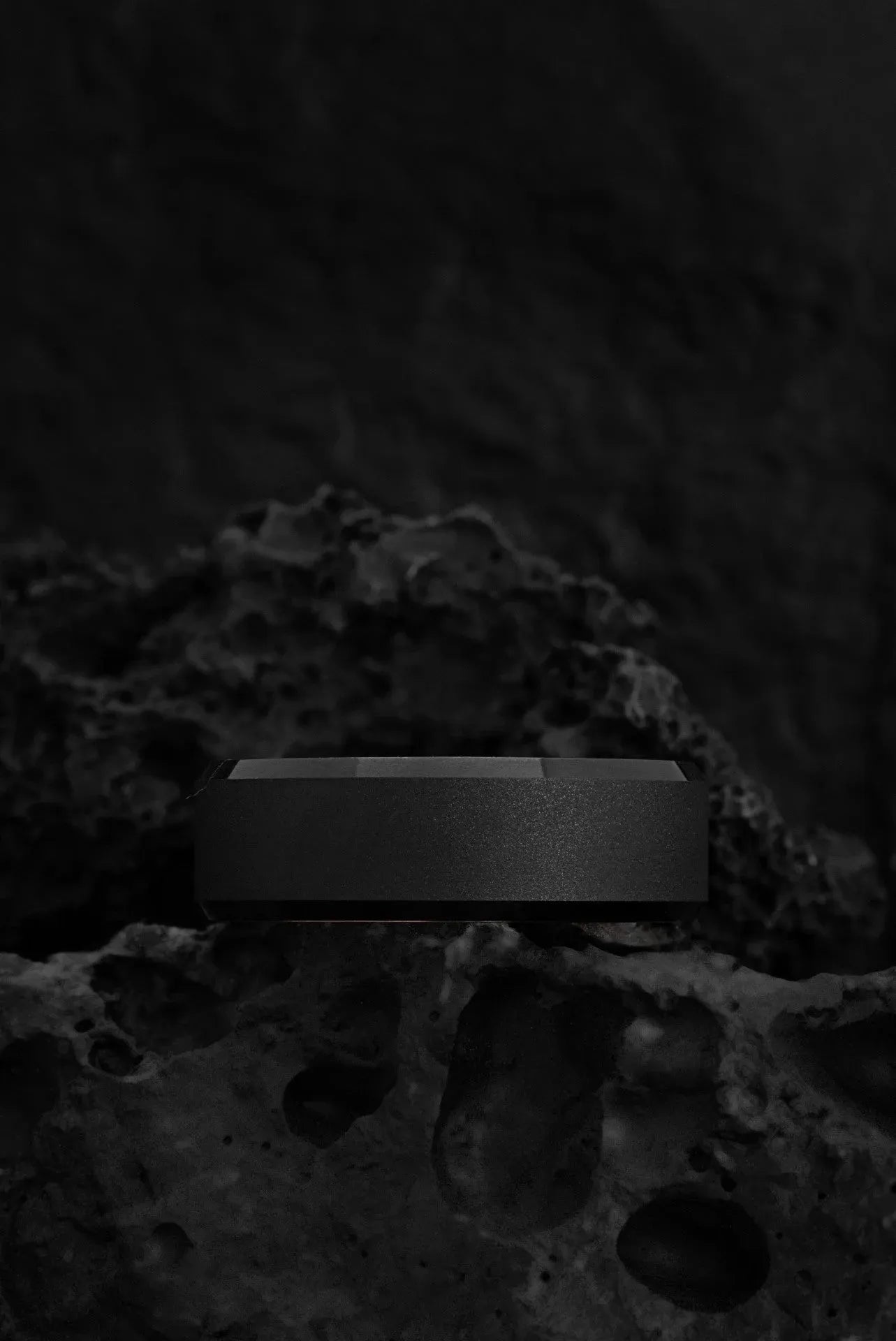 The Thanatos: Bold Black Tungsten with Rose Gold Contrast