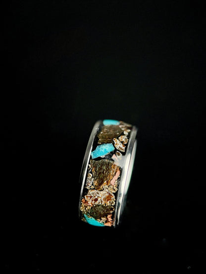 Vega : Dinosaur Bone, Megalodon Tooth, and Meteorite Ring