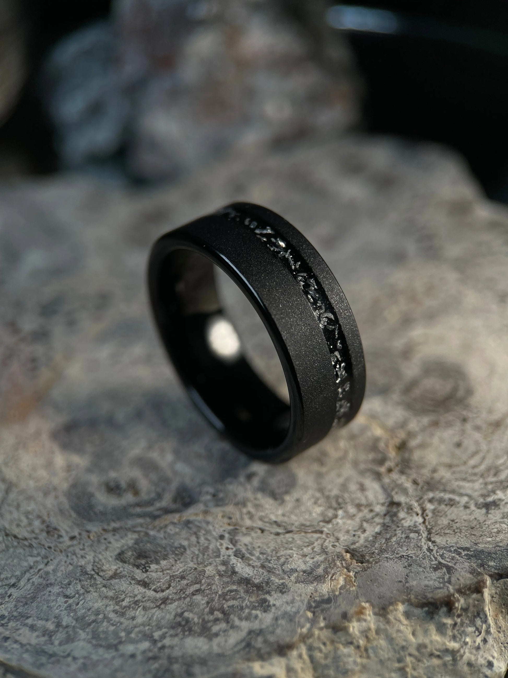 black tungsten wedding bands