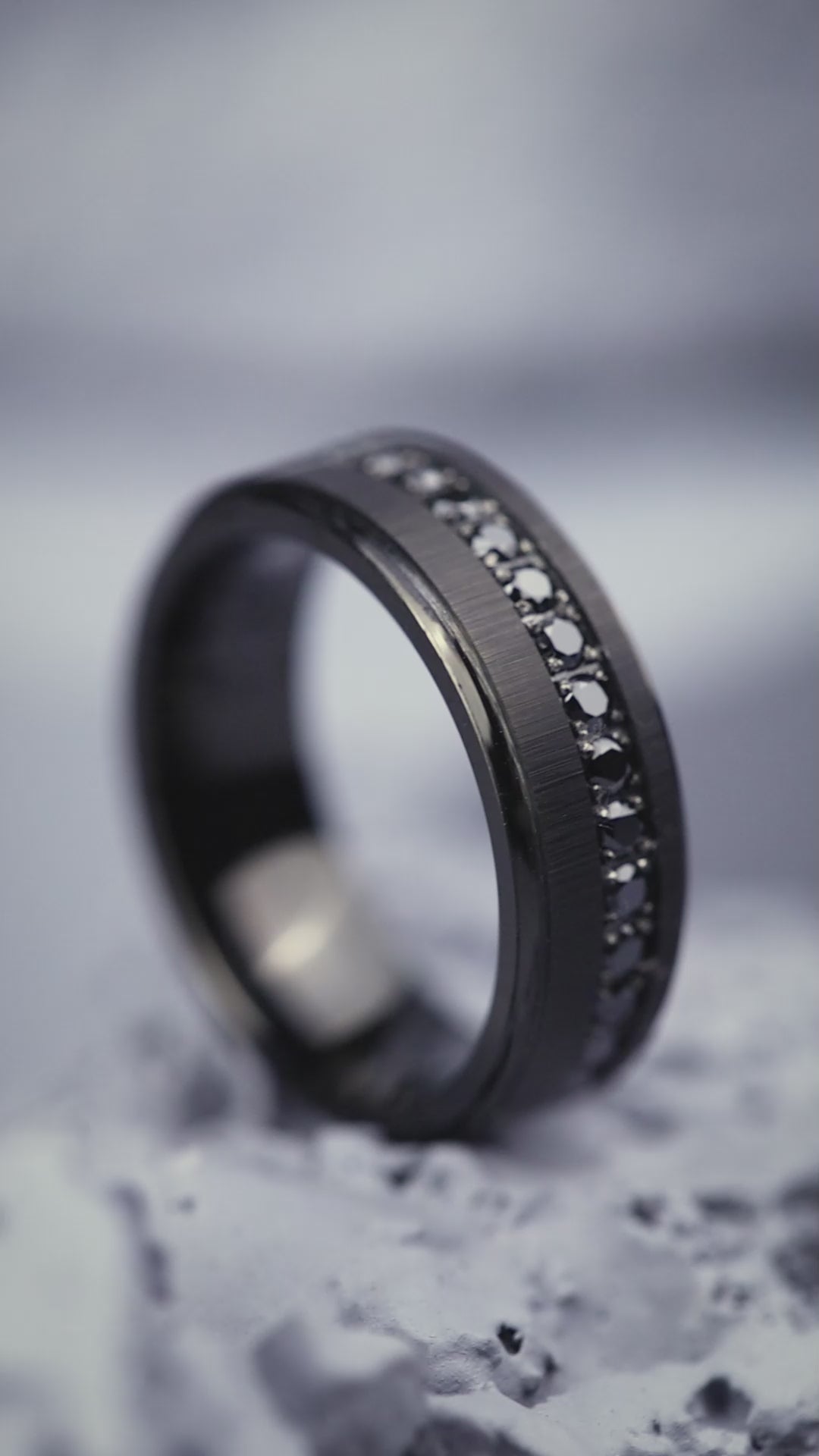 The Achilles: The Matte Black Tungsten Ring of Strength