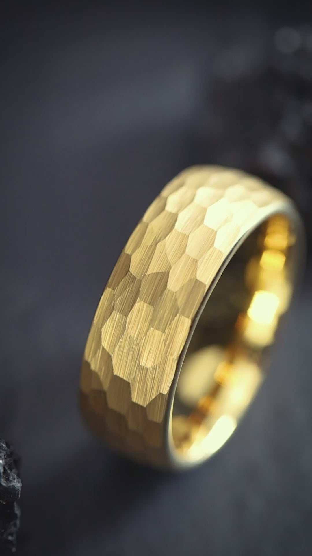 The Helios: The Hammered Golden Band of Strength and Radiance